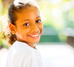 pretty african little girl